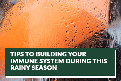 Boost Immunity During Rainy Season.