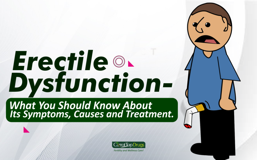 Erectile Dysfunction- What You Should Know About Its Symptoms, Causes and Treatment.