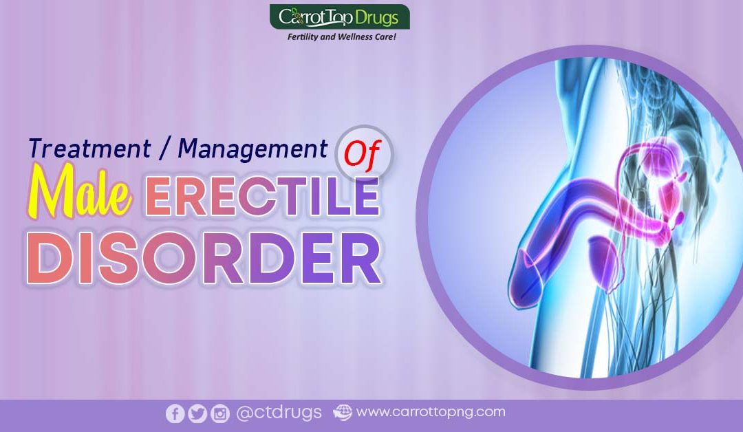 Male Erectile Disorder: Management / Treatment Options.